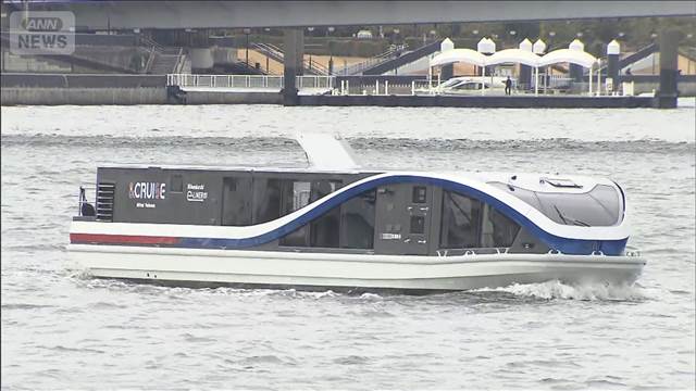 電動船で都心を定期運航　4月から日本橋～豊洲間