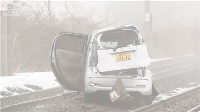 軽自動車と列車が衝突　運転の60代女性が死亡 岩手・花巻市