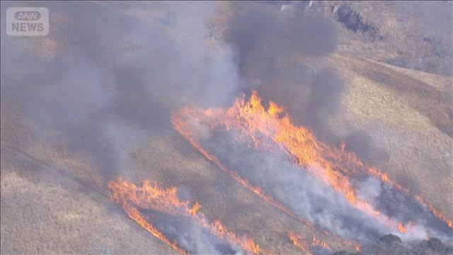 山口・秋吉台の山焼きで消防団員死亡 「作業マニュアルを検証する」