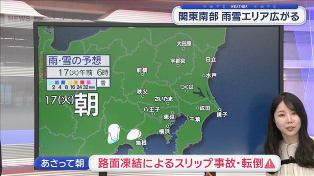 【関東の天気】午後は雲優勢　昼間は3月並みに　あす夜は気温急降下　にわか雪も