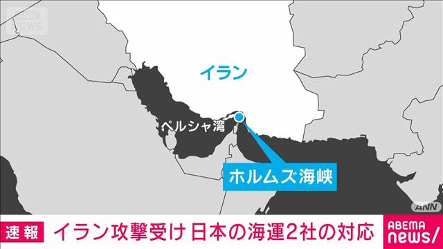 イランへの軍事攻撃受けて日本の海運大手2社が対応明かす