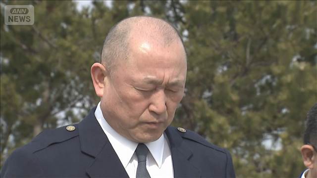 東日本大震災 あすで15年　警察官が犠牲者に祈り