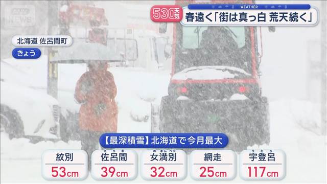 【全国の天気】開花を左右…今後の予想気温は？　「春はまだか？」あす真冬の寒さ