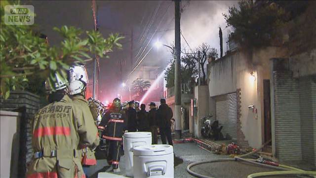 【速報】東京・大田区で住宅火災　1人死亡　住人の高齢女性か