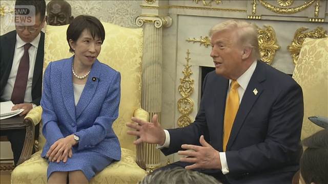 【速報】高市総理「早期沈静化の必要性伝えた」　日米首脳会談　イラン情勢めぐり