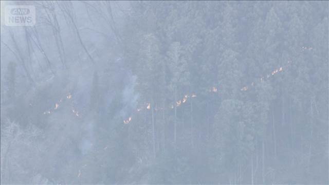 【速報】群馬・上野村で山林火災 現在も延焼 県は自衛隊に災害派遣を要請