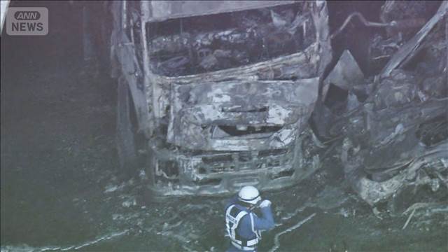 名神6人死亡事故　逮捕の女「ブレーキ踏んだが間に合わず」趣旨の供述