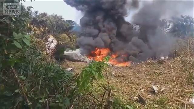 南米コロンビアで125人搭乗の軍用機が墜落　少なくとも34人死亡　80人以上が搬送
