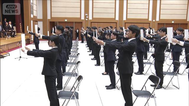 新年度スタートし入省式　小泉大臣「防衛力の中核を担う存在」「私の判断を支えて」