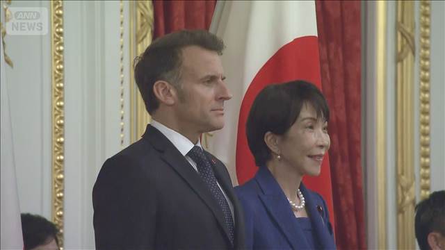 日仏首脳　中東情勢で連携確認　原子力協力でも一致