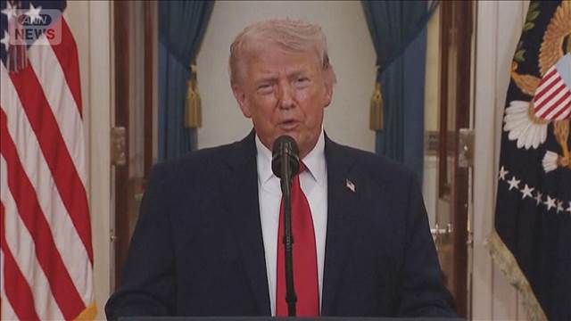 トランプ大統領 国民に向けテレビ演説　対イラン軍事作戦「圧倒的勝利」