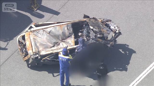 新名神 6人死亡の多重事故　容疑者立ち会いで車両検証