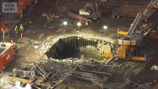 川崎でクレーン解体中に足場崩れる　3人死亡1人行方不明　捜索再開へ