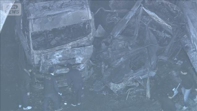 新名神高速 6人死亡事故　トラック運転手「スマホを見ていた」