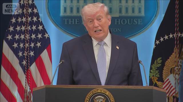 トランプ氏　通航料の徴収は「あってはならない」 ホルムズ海峡めぐりイランに警告