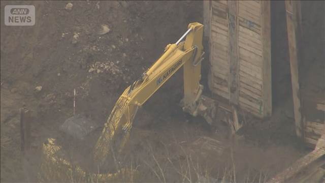 【速報】工事現場で土砂崩落　下敷きになった男性作業員が意識不明　北海道