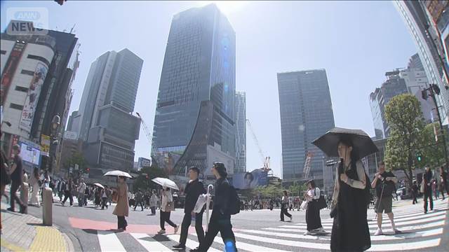 東京都心で今年初夏日に　北日本は台風並みの暴風