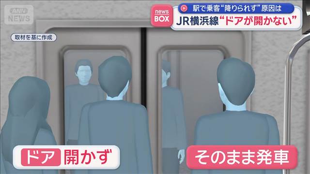 JR横浜線“ドアが開かない” 駅で乗客“降りられず”原因は