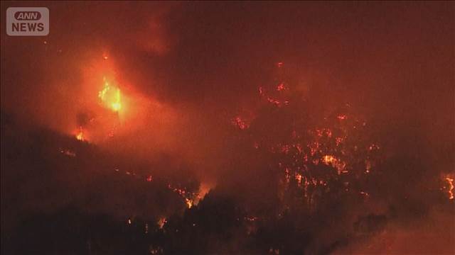 岩手・大槌町で山火事　発生から一夜　延焼続き250人が避難