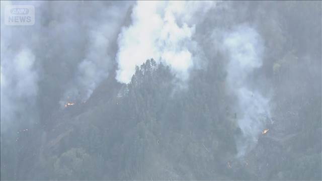 迫る住宅街 岩手 山林火災　消火活動“最前線”はいま　消火阻む「地形の壁」
