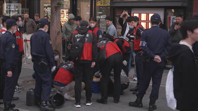 新宿・歌舞伎町「トー横」 GW連休前に一斉警戒