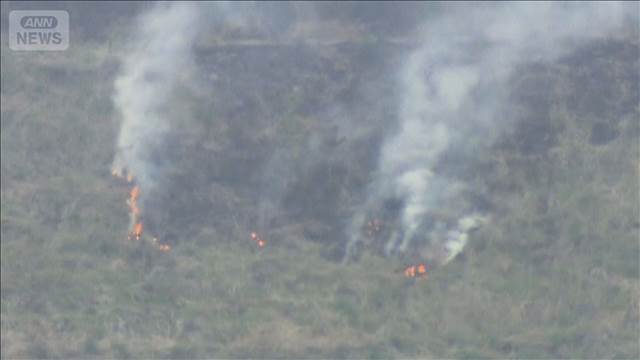 大槌町の山火事 きょうで7日目　待望の降雨も…予断許さず