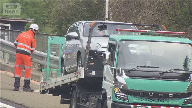 道路の落下物に次々衝突 車12台がパンクなどの被害　宮城・東北道