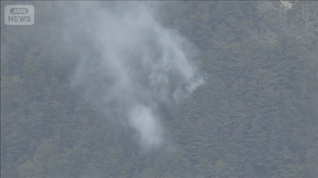 岩手・大槌町 山火事発生から1週間　「深刻な局面脱した」　炊き出しで後押しも