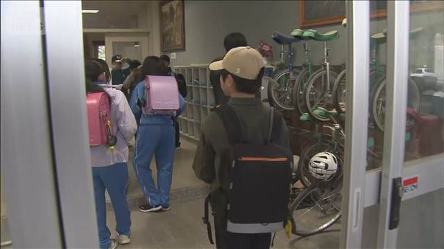 岩手 山林火災の影響で休校　すべての学校が再開「みんなと会えてうれしい」