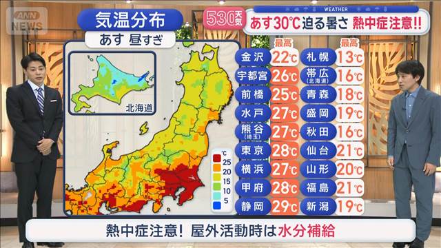 【全国の天気】あす北日本は大雨＆暴風注意　西～東日本は天気回復