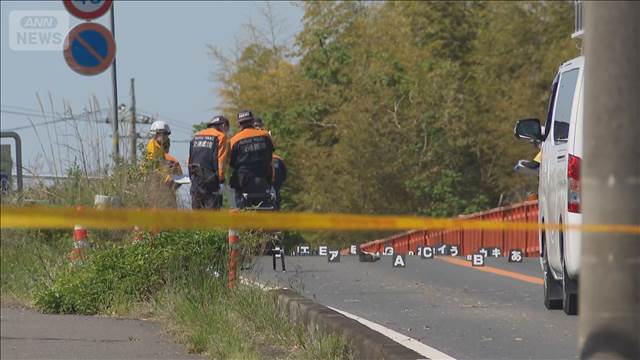 流血にあざ　複数台が関与か　男性死亡　ひき逃げ事件として捜査　茨城・ひたちなか市
