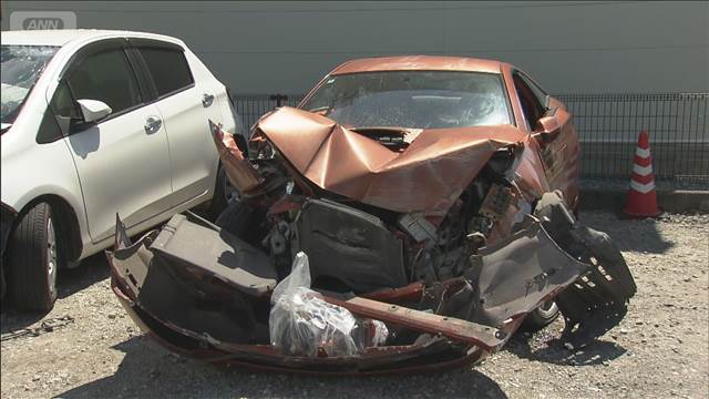 信号無視でパトカー追跡の車が塀に衝突 男性が重傷 三重・津市