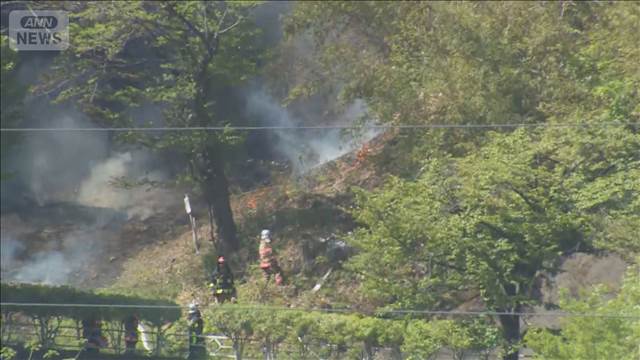 岩手・大槌町で新たな山火事　“鎮圧宣言”とは違う場所