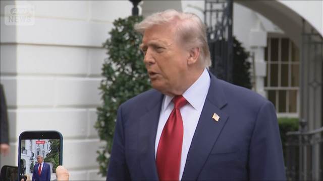 戦闘終結に向けたイランの回答「8日夜に来るはず」 トランプ大統領