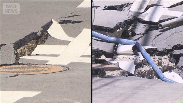 横浜 道路陥没が拡大 11日に復旧のめど立つ