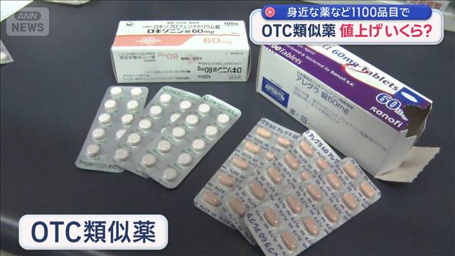 「OTC類似薬」価格いくら上がる？　身近な薬など1100品目で
