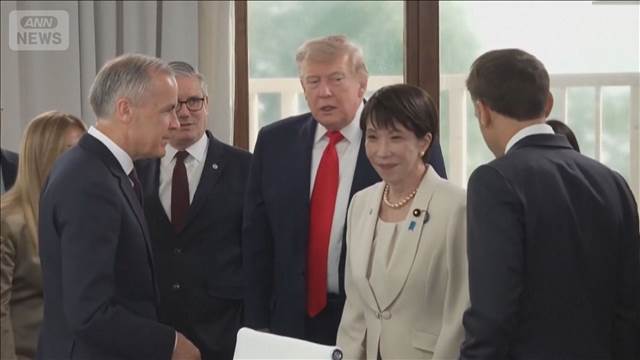 高市総理 トランプ大統領と短時間懇談 米イラン合意を歓迎　自衛隊派遣のやりとりなし