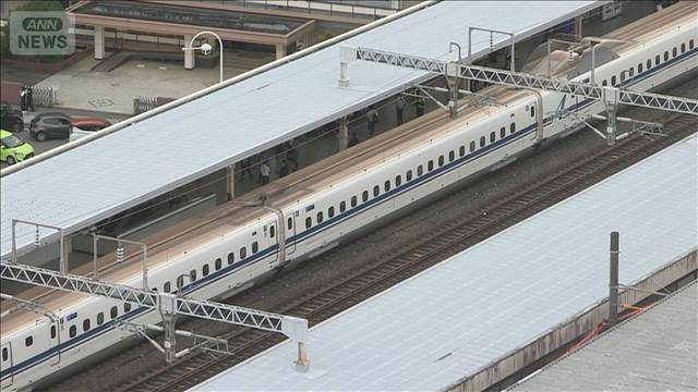 東海道・山陽新幹線が運転再開　線路内に人が立ち入り一時運転見合わせ