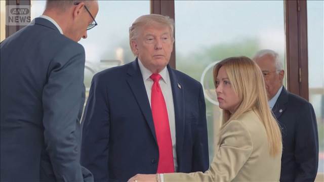 トランプ氏「写真を撮ってと懇願された」 メローニ氏「作り話だ」閣僚の訪米中止に