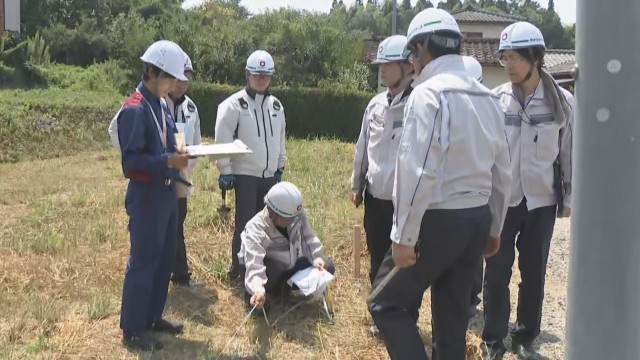 宇城市・氷川町に仮設住宅　計70戸の建設作業始まる
