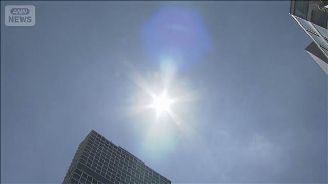 熱中症に警戒 全国的に厳しい暑さ 熊本で40℃迫る恐れ