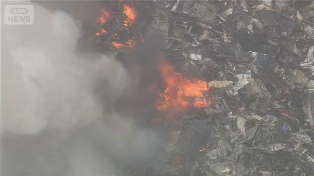 「白煙が…」工場で火災　発生12時間　消火活動続く 愛知