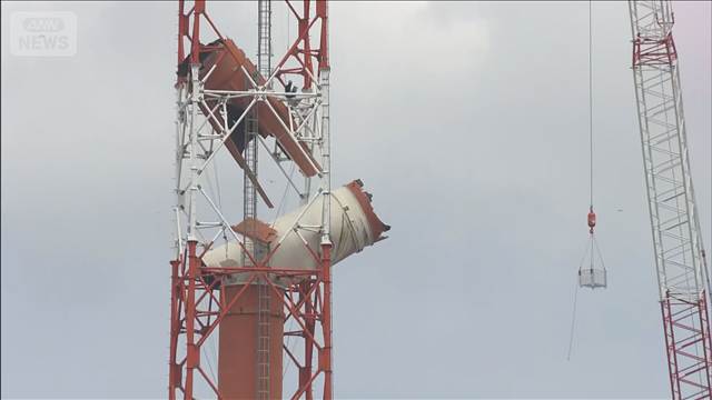 熊本地震で9人死亡　日本製紙八代工場　折れた煙突撤去へ