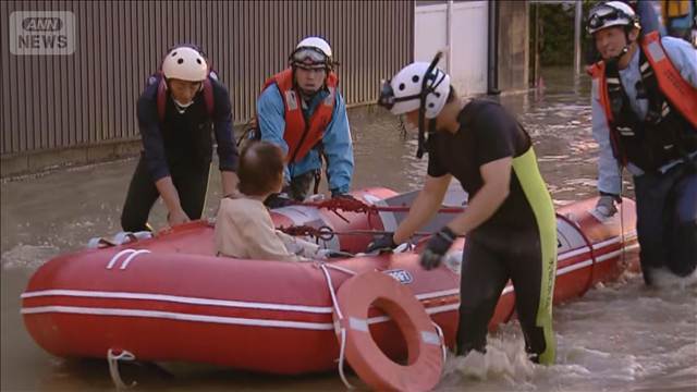 富山で浸水相次ぐ　氷見市 4集落で孤立続く