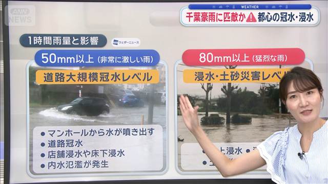 【関東の天気】線状降水帯発生の恐れ　都心は深夜～朝ピーク　千葉豪雨に匹敵か