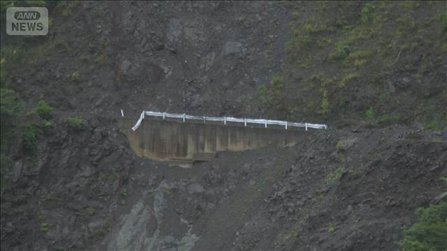 工事中の林道で土砂崩れ　救助の男性作業員 死亡確認 静岡