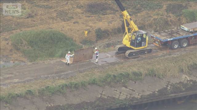 台風25号 千葉と神奈川12人死亡　三浦市で不明女性の捜索　印旛沼では堤防の復旧作業