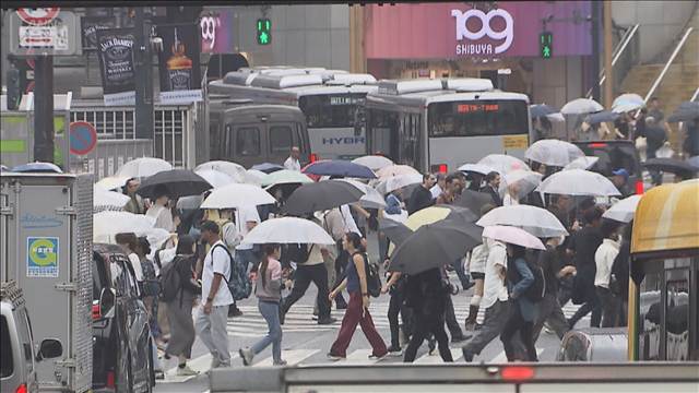 東京都心で34日連続雨　統計史上の最長記録更新