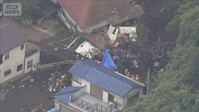 台風25号による死者14人に　決壊した堤防の復旧作業進む