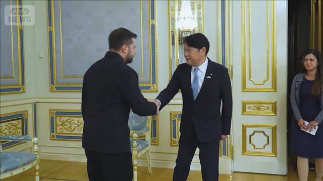 ロ軍ドローンの危険「日本も把握を」　ゼレンスキー大統領　小野寺元防衛大臣と会談